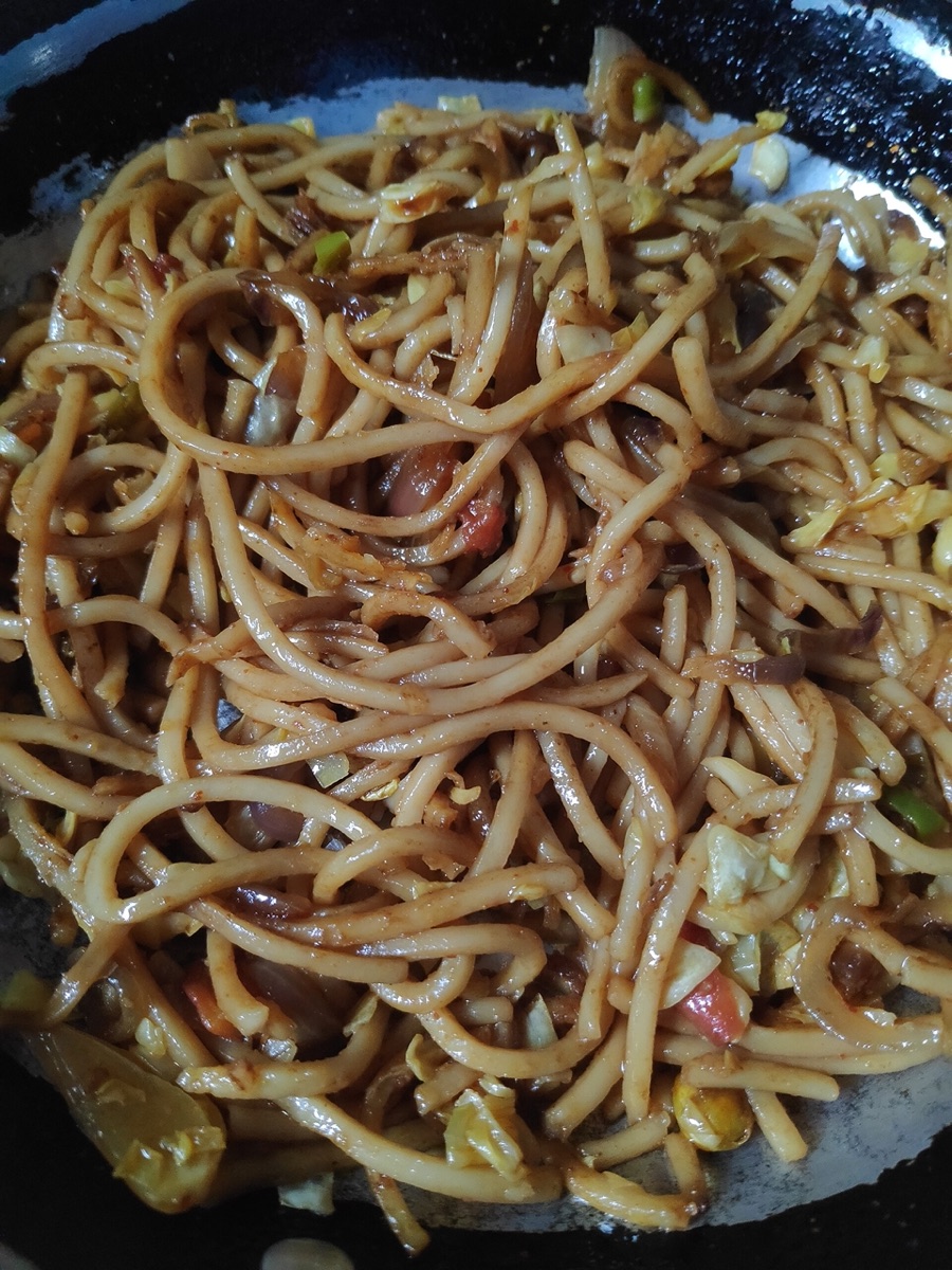 Nouilles sautées au wok